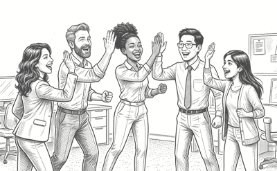 Illustration Enquête RH et collaborateurs